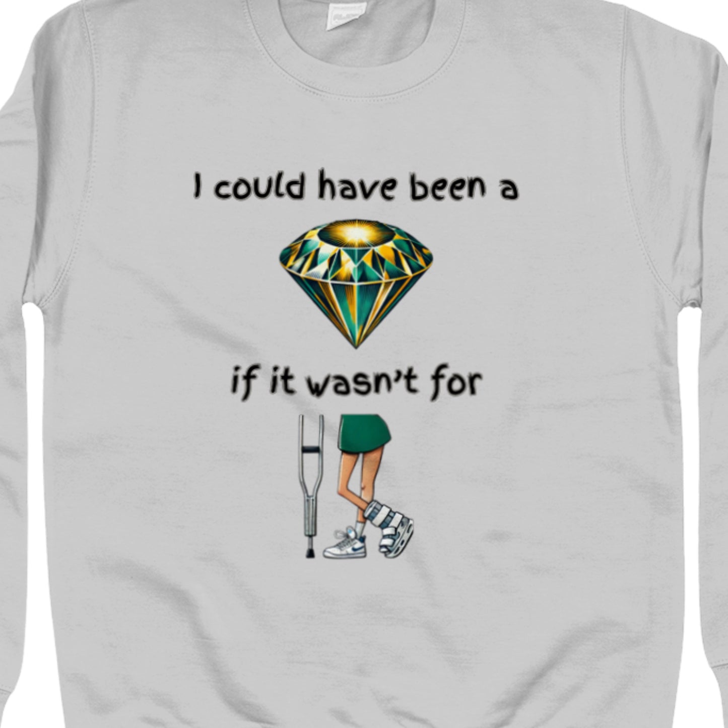 Aussie Diamonds Netball Sweatshirt - Funny Gift