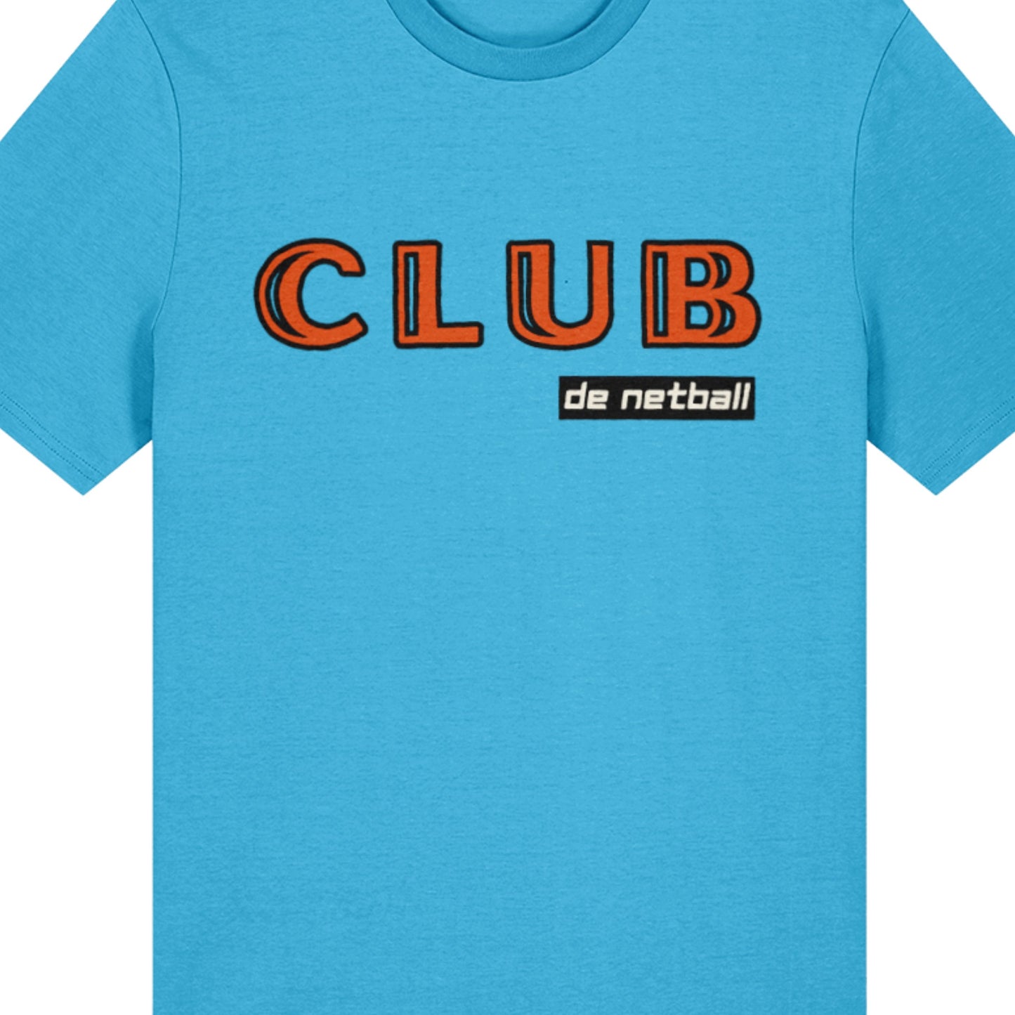 Light Blue Netball Tee Shirt - Netball Gift