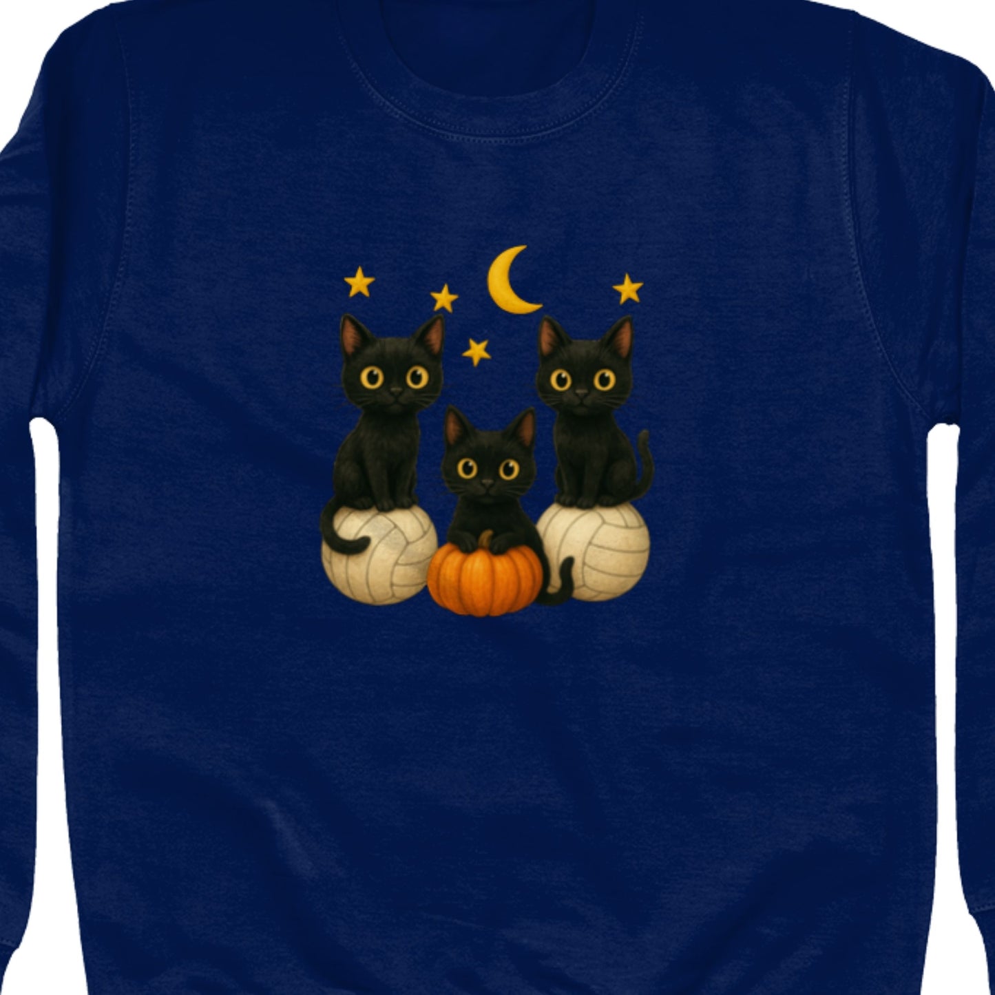 Halloween Netball Player Sweatshirt - Netball Jumper - Netball Clothing