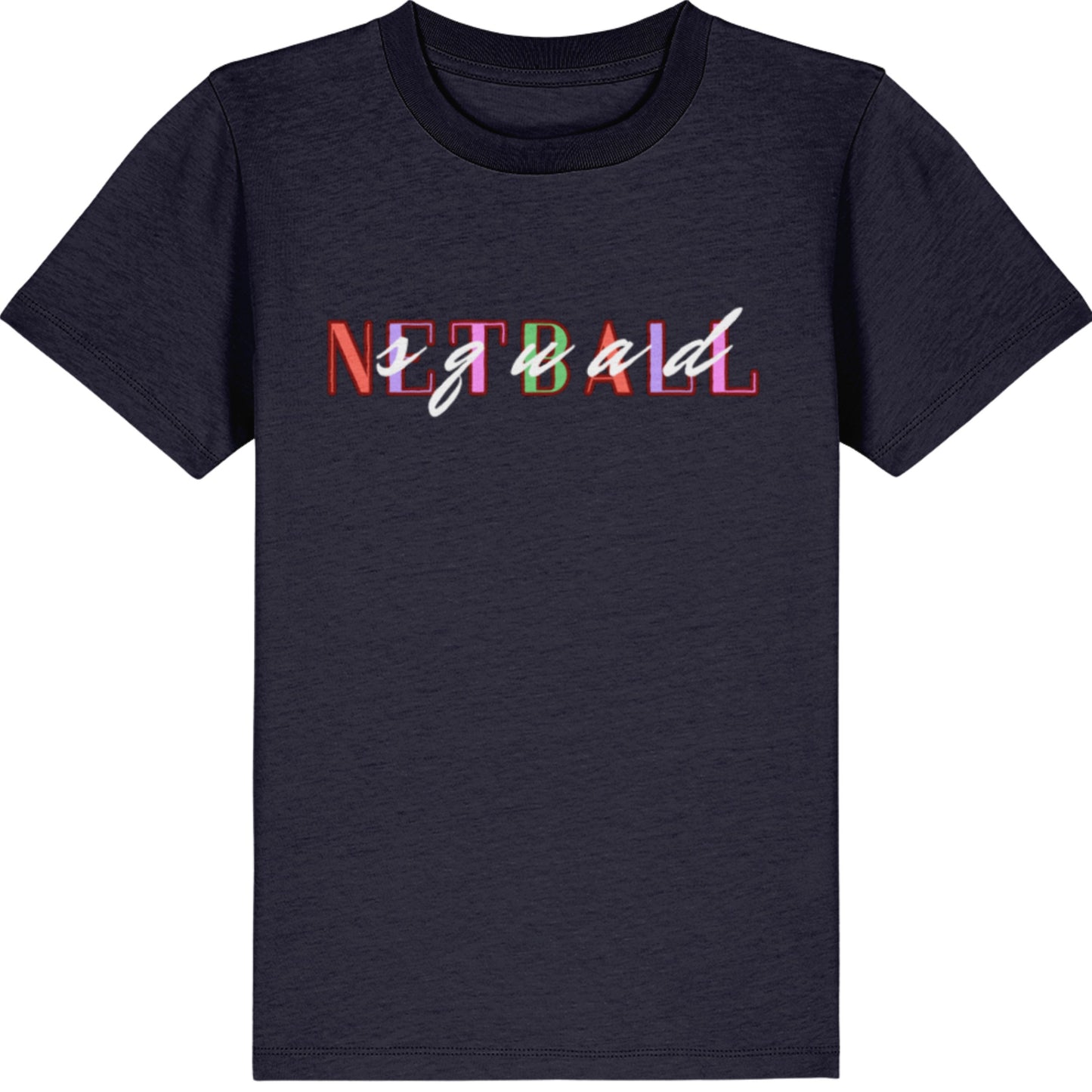 Children's Navy Blue Netball T-Shirt - Netball Clothing