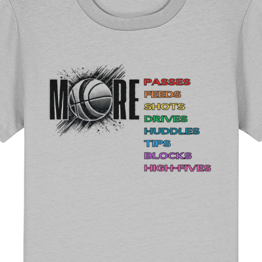 Children's Bright Netball Tee - Netball Gift For Kids