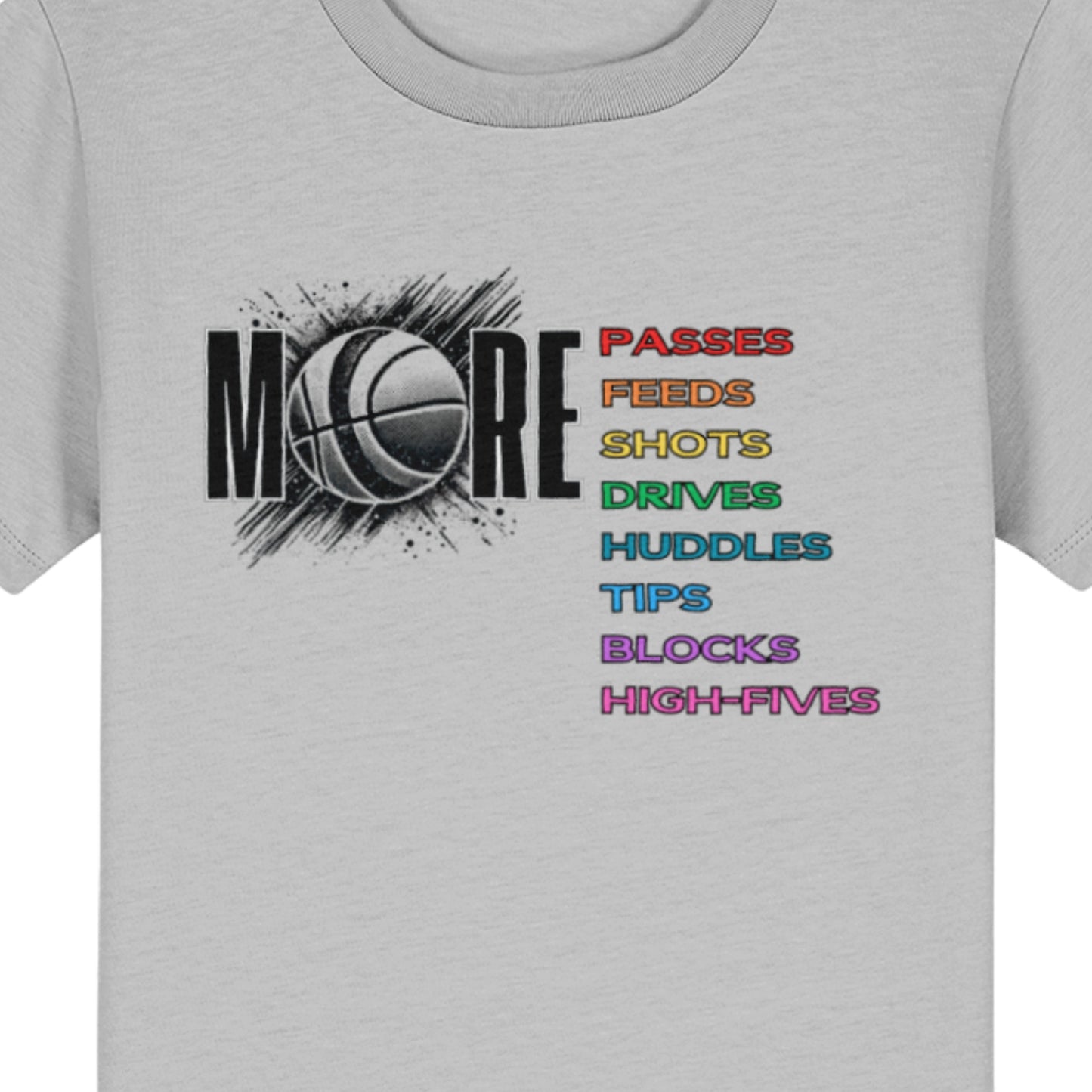 Children's Bright Netball Tee - Netball Gift For Kids