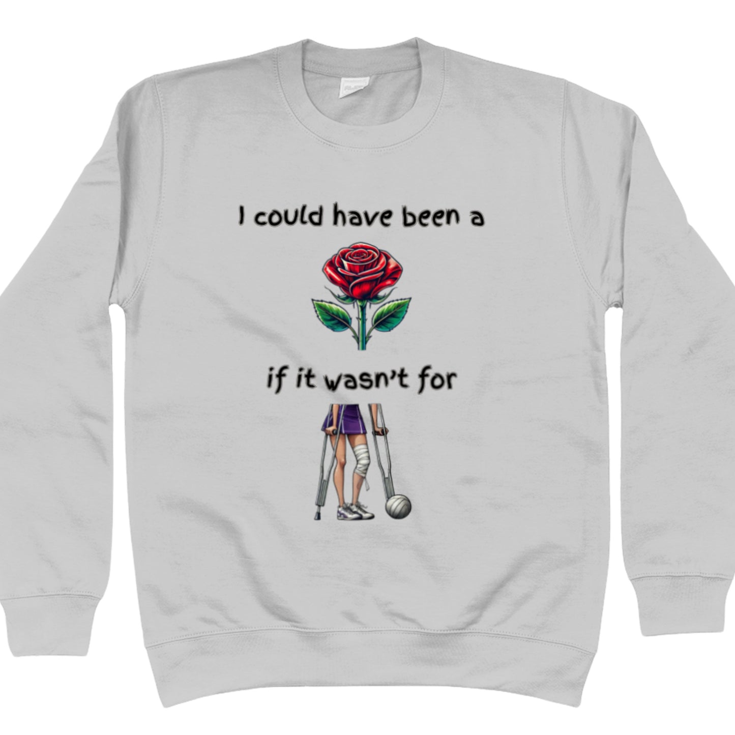 England Netball Funny Sweatshirt