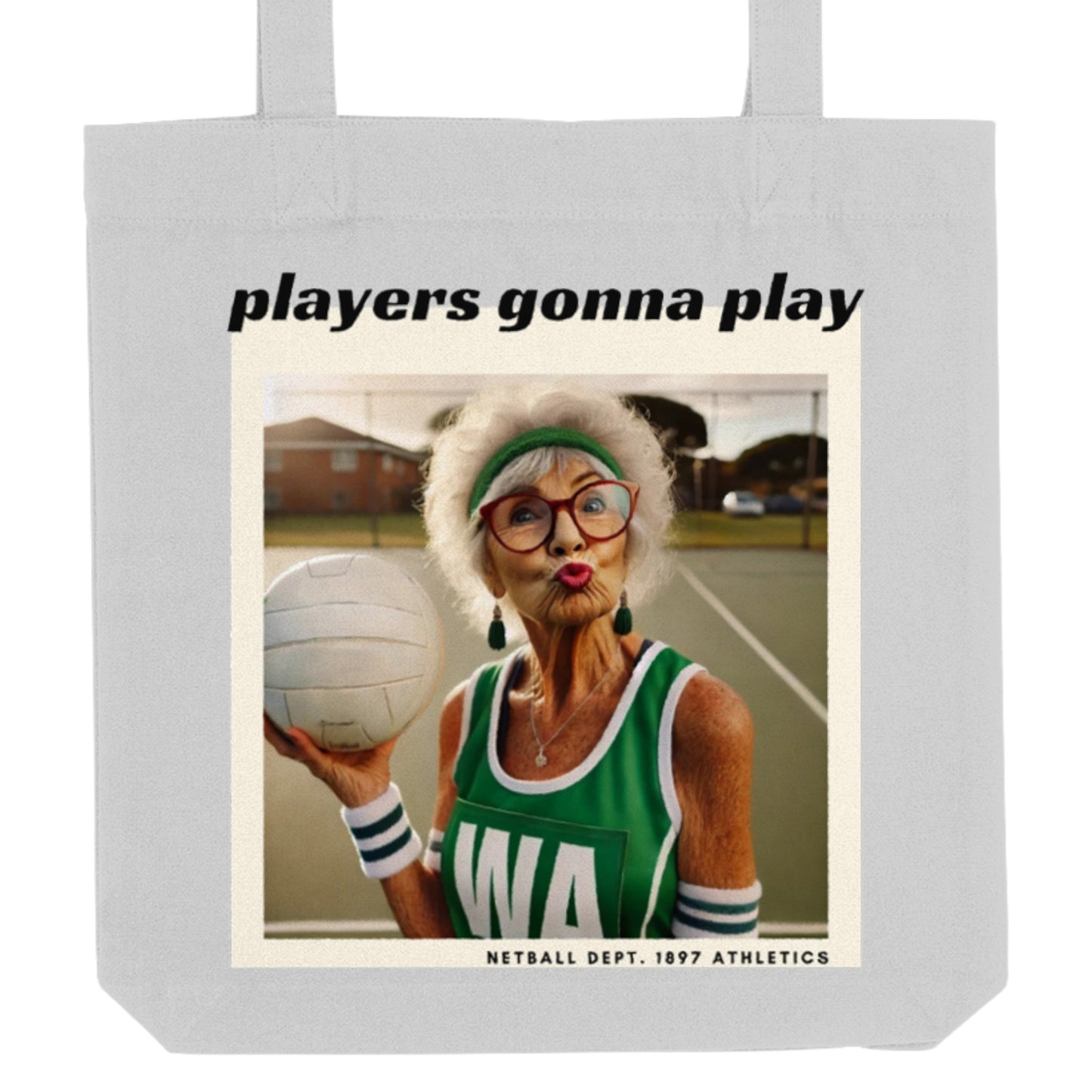 Fun Netball Tote Bag - Funny Team Gift