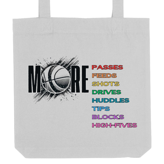 Fun Netball Team Slogan Tote Bag - Netball Gift