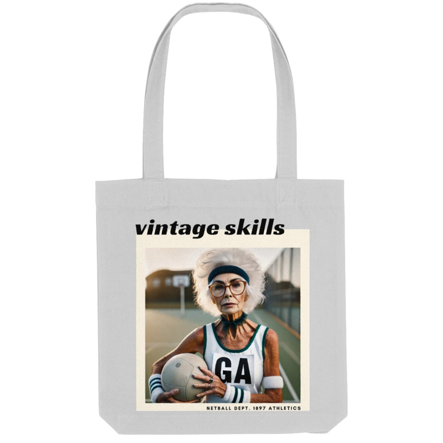 Funny Netball Gift - Vintage Slogan Tote Bag