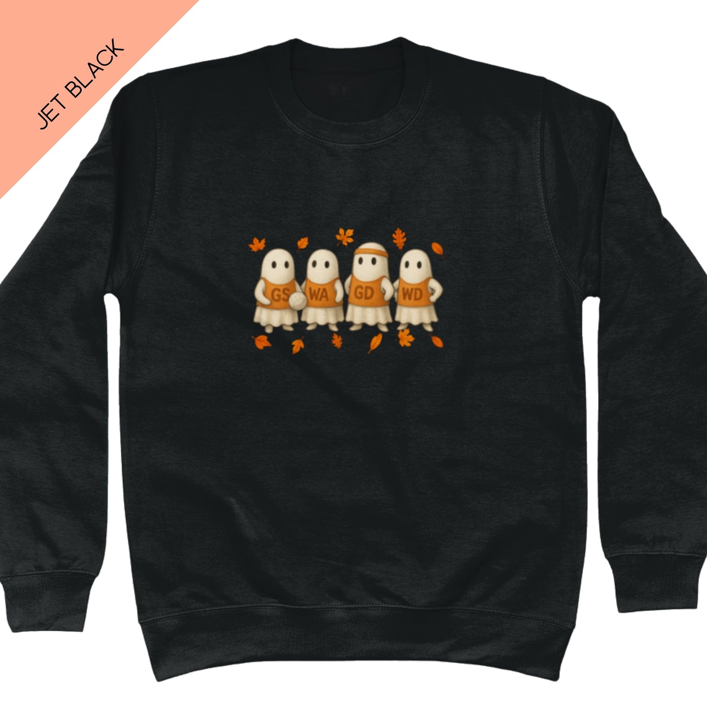 Black Netball Sweatshirt - Halloween
