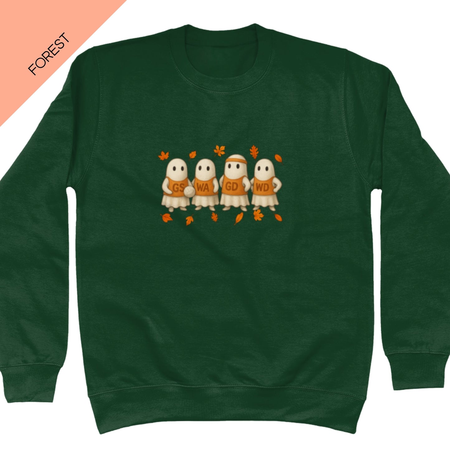 Green Netball Sweatshirt - Halloween