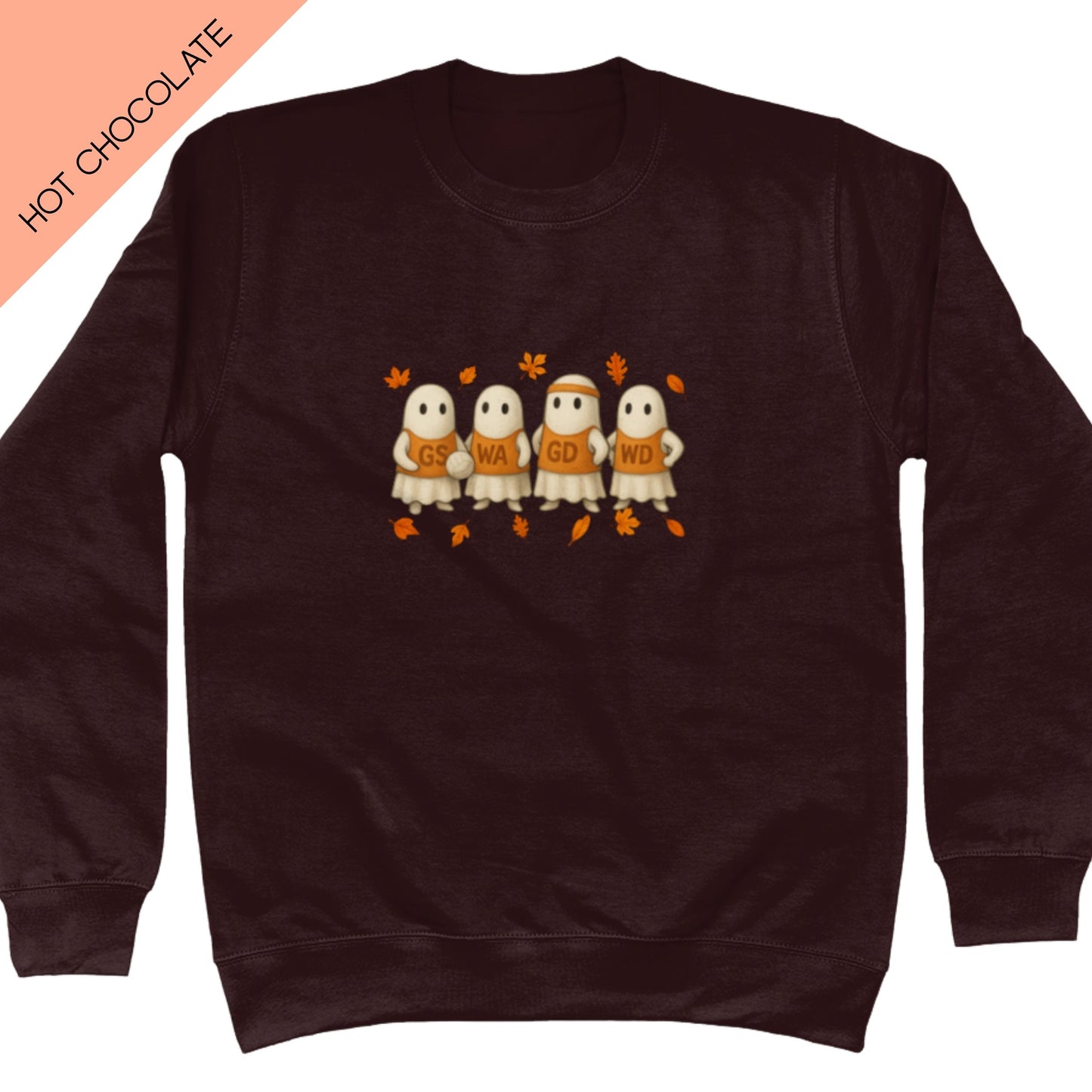Dark Brown Netball Sweatshirt - Halloween