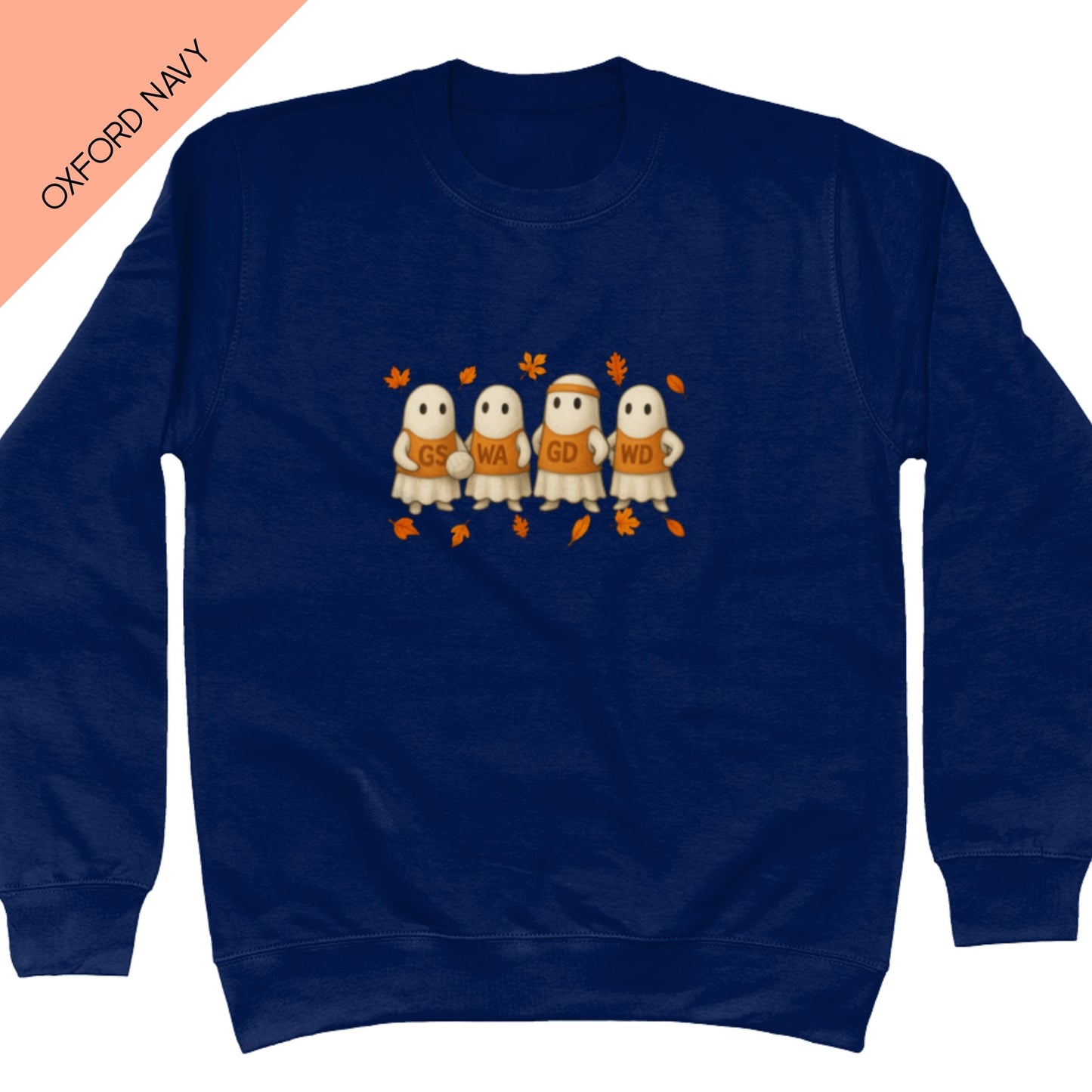 Navy Blue Netball Sweatshirt - Halloween