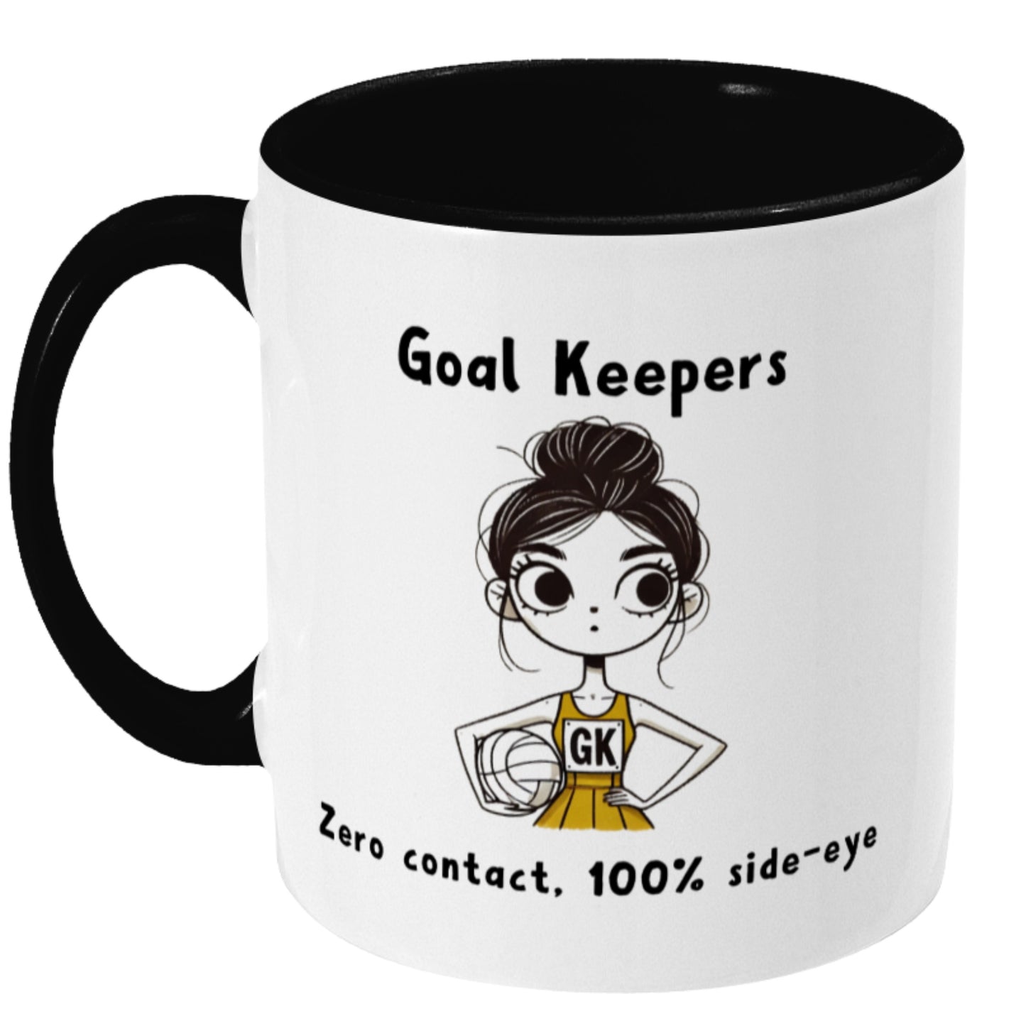 GK Netballer Gift Mug - Funny Gift