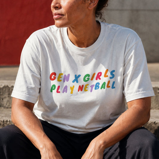 Gen X Girls Play Netball T-shirt - Netball Clothing for Women