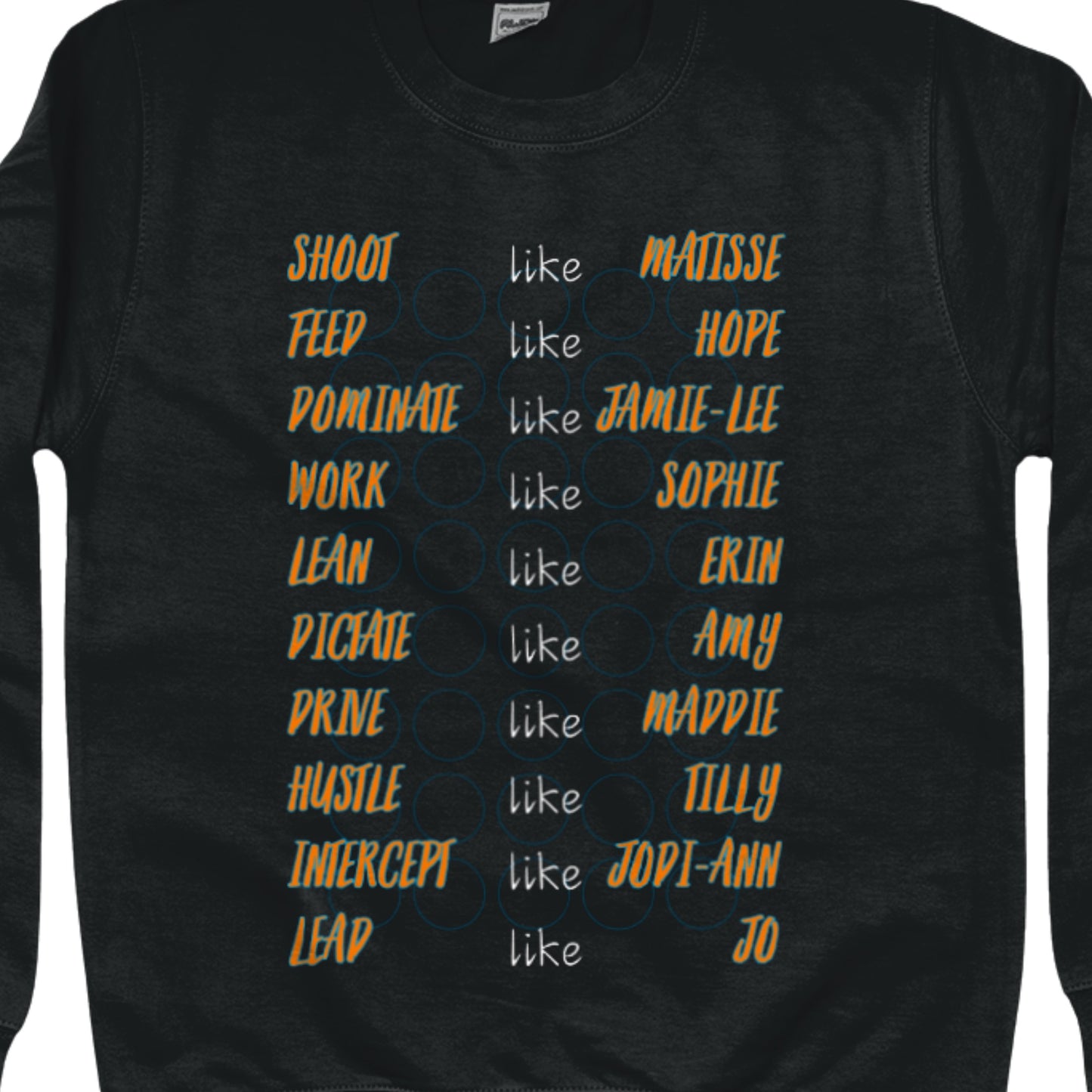 Giants Netball Team Sweatshirt Top