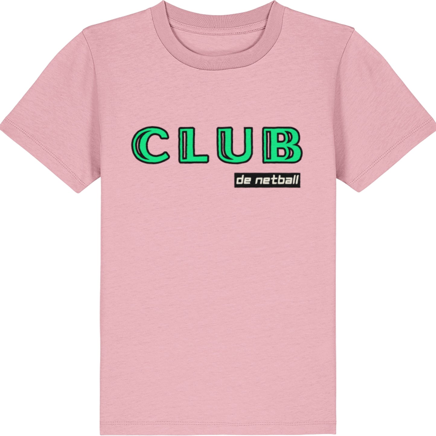 Girls' Pink Netball T-Shirt - Kids Netball Gift
