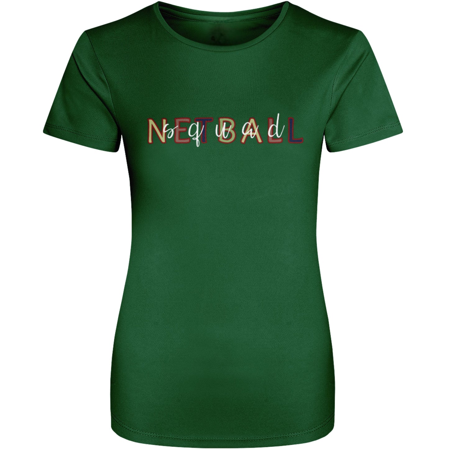 Green Netball Performance Top - Netball Squad