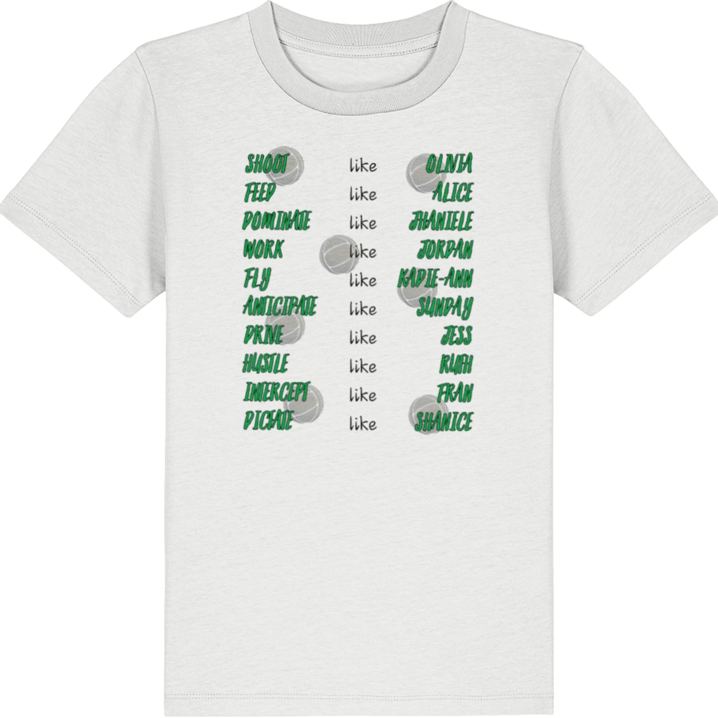 Fever Netball Team Supporter Kids Tee Shirt