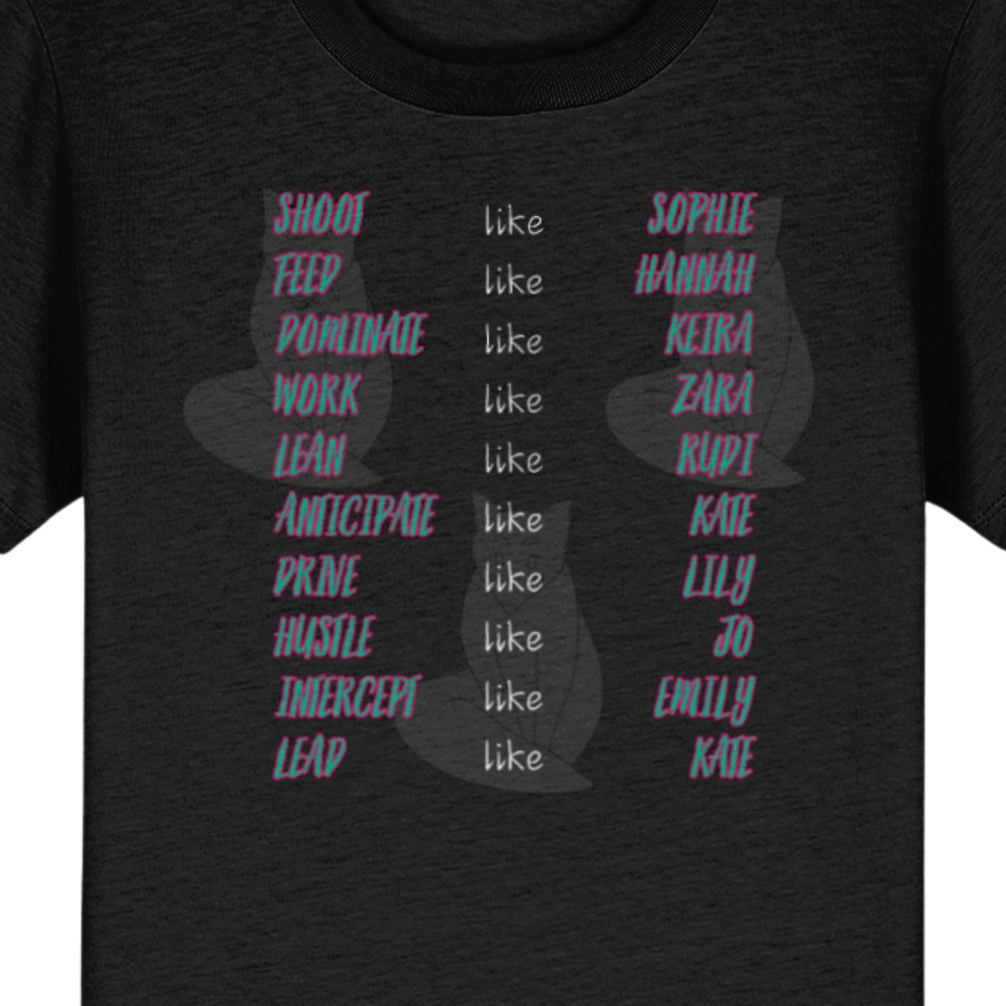 Kids Melbourne Vixens Netball Supporter Tee Shirt