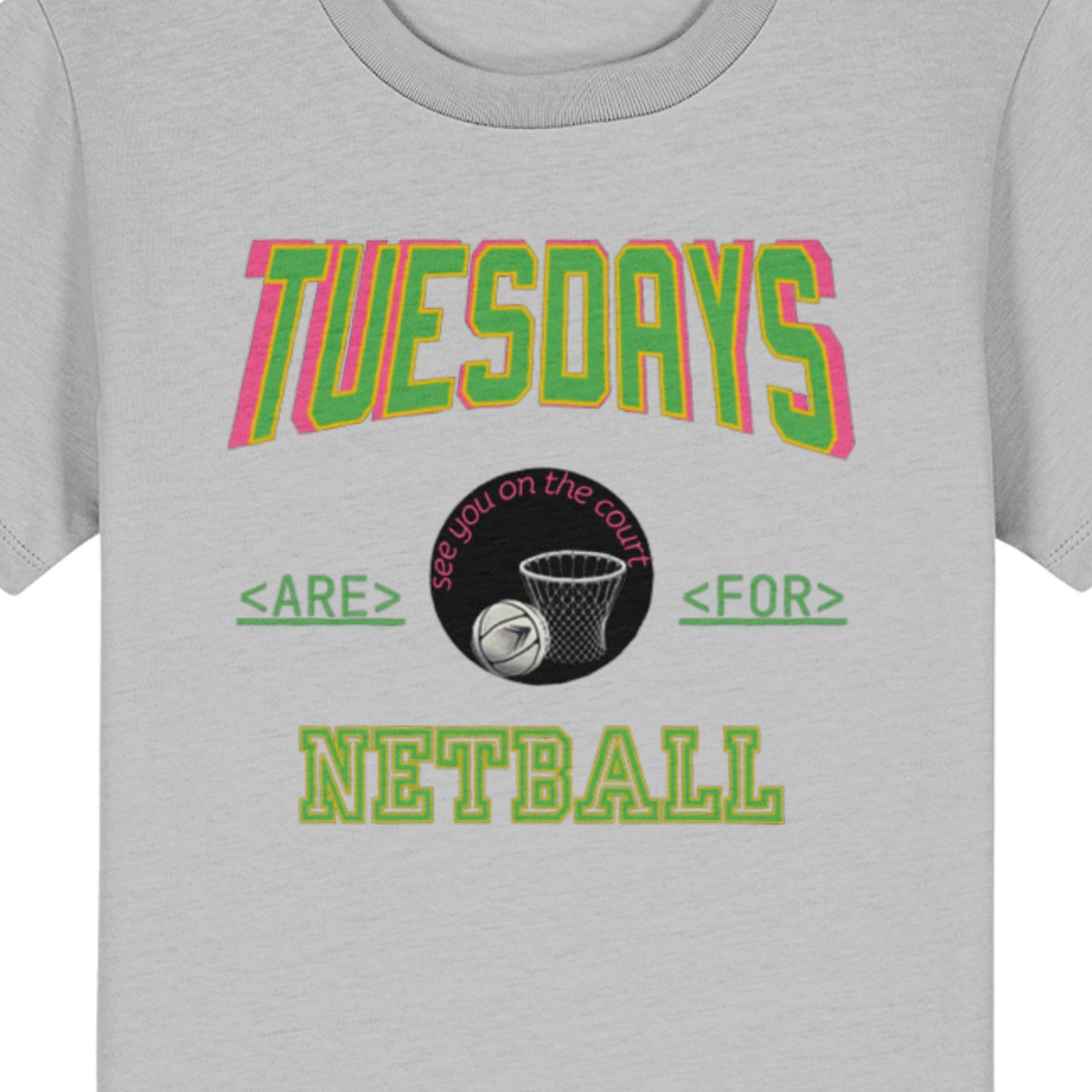 Kids Tuesday Netball T-Shirt - Junior Netball Gift