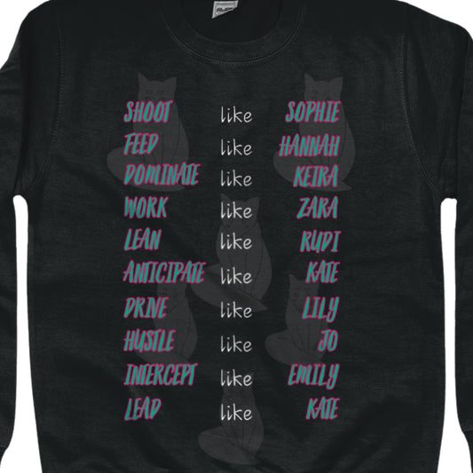 Melbourne Vixens Netball Team Supporter Sweatshirt