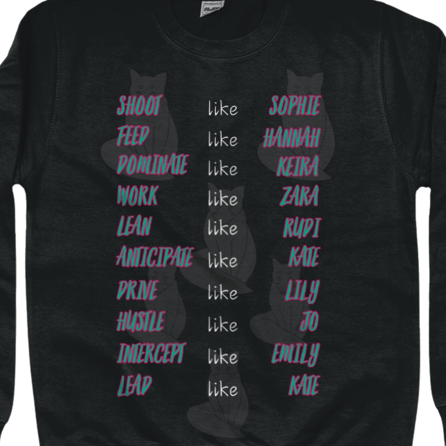 Melbourne Vixens Netball Team Supporter Sweatshirt