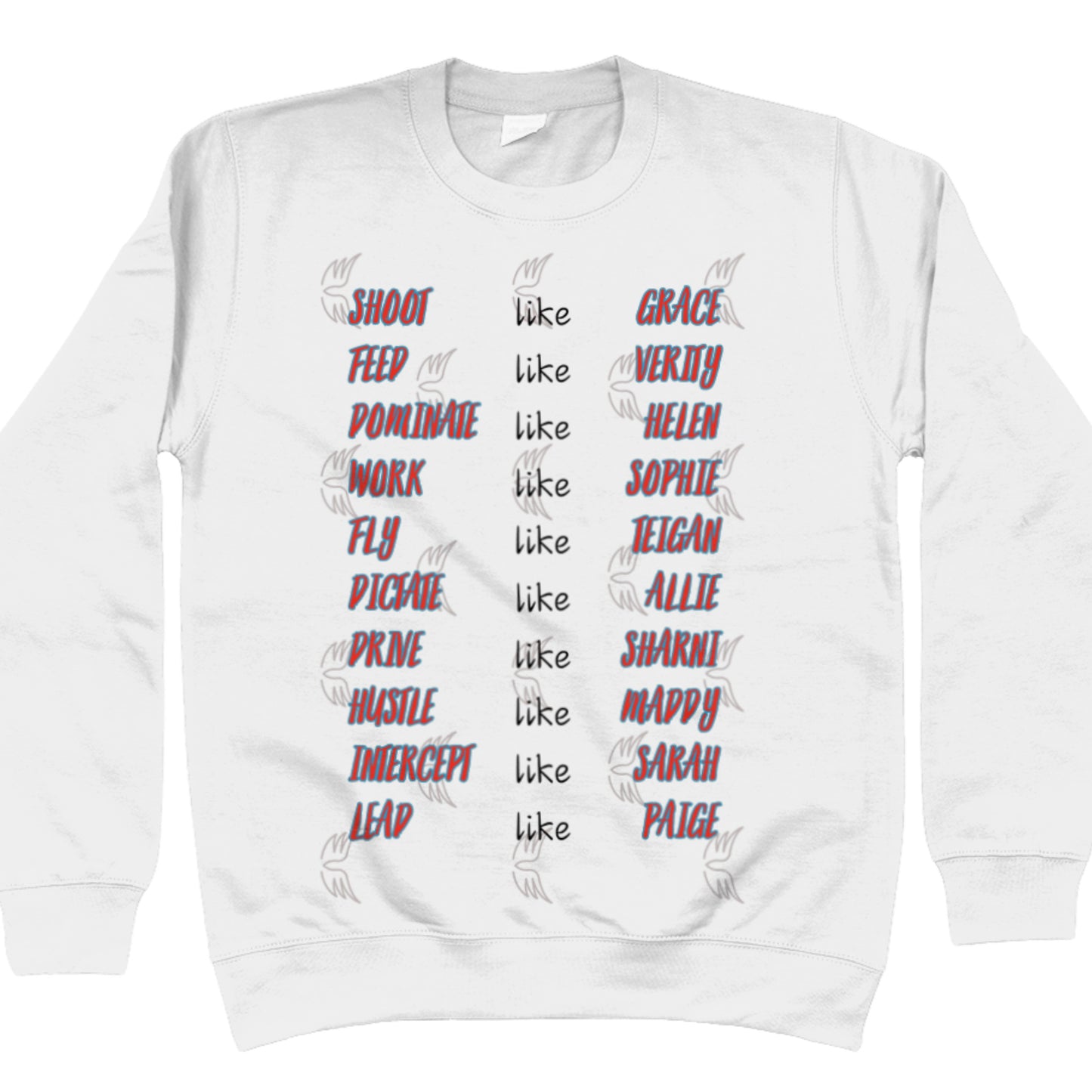 NSW Swifts Netball Sweatshirt - Supporter Top
