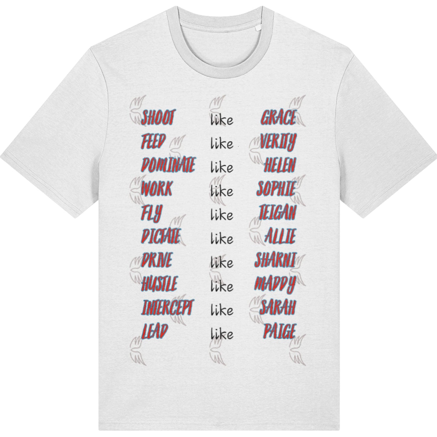 New South Wales Swifts Netball Team Supporter T-Shirt