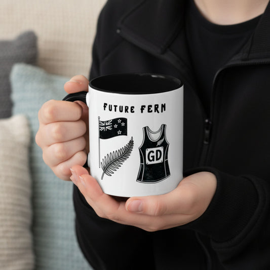 Netball Gifts - NZ Silver Ferns Gift Mug