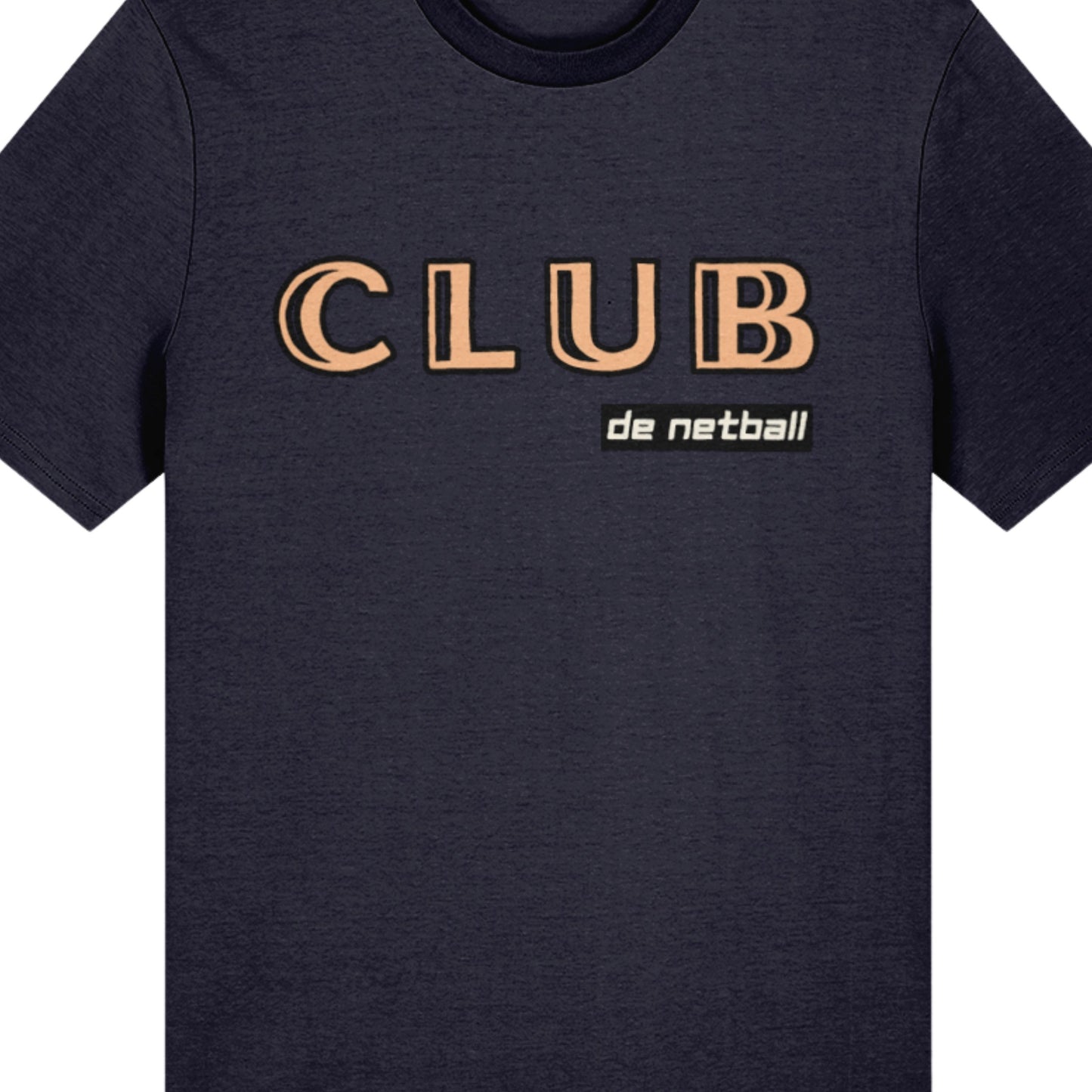 Navy Blue Netball Club Tee Shirt Top