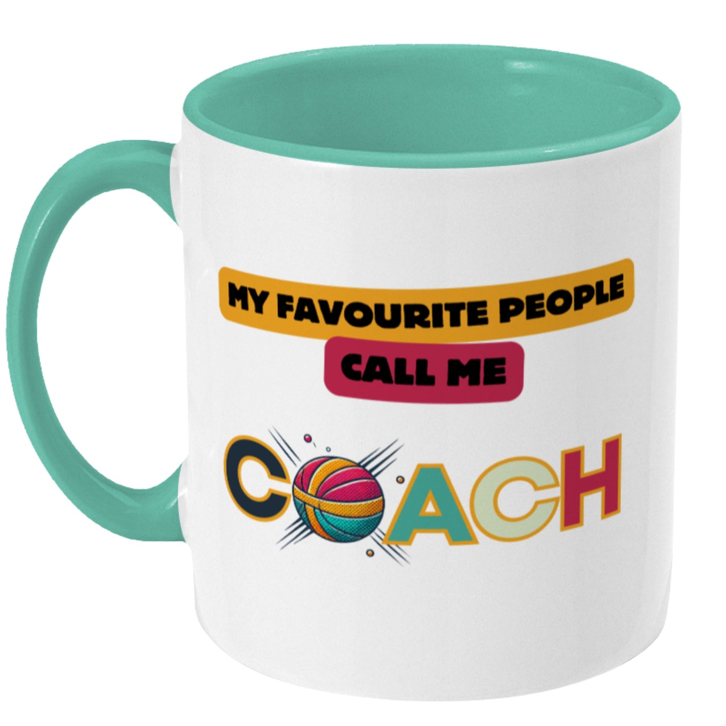 Netball Coach Gift Mug - My Favourite People Call Me Coach