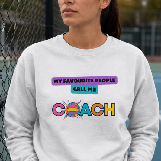 Netball Coach Jumper for Women - Netball Coach Gift