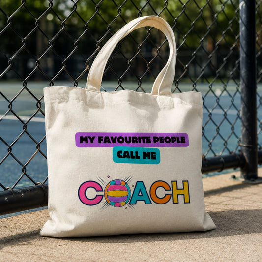 Netball Coach Tote Bag - Netball Coach Gift