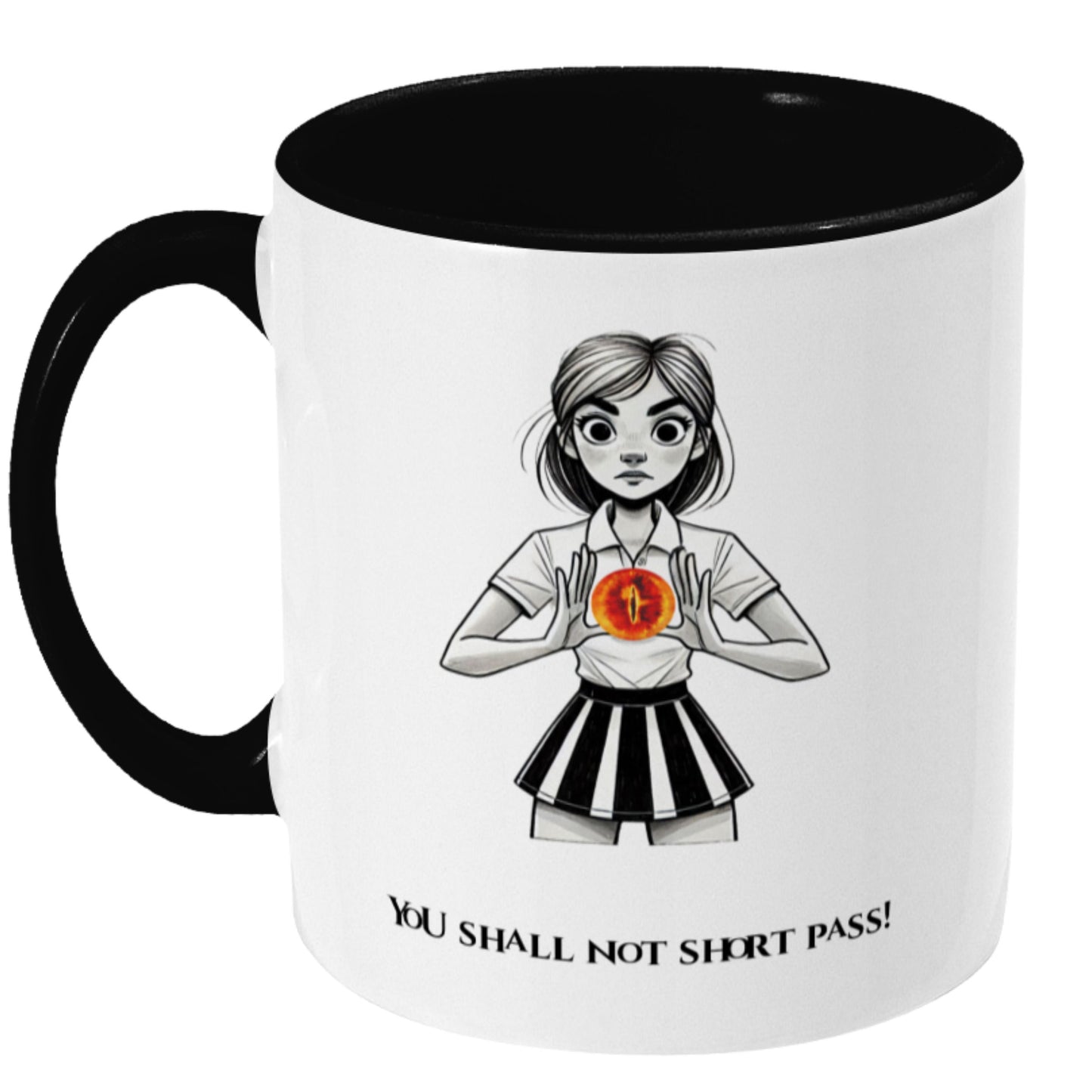 Netball Gift Mug - Funny Umpire Short Pass