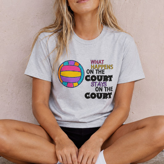 Colourful Netball Graphic T-shirt for Women