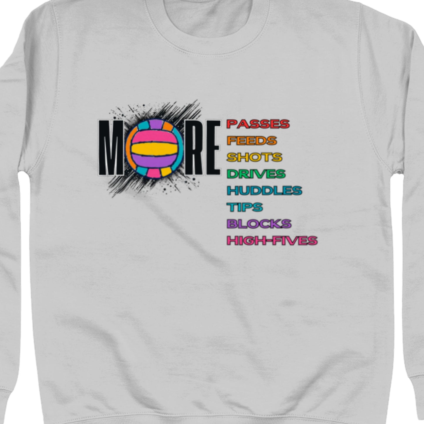 Netball Player Fashion Jumper - Adult Netball Clothing
