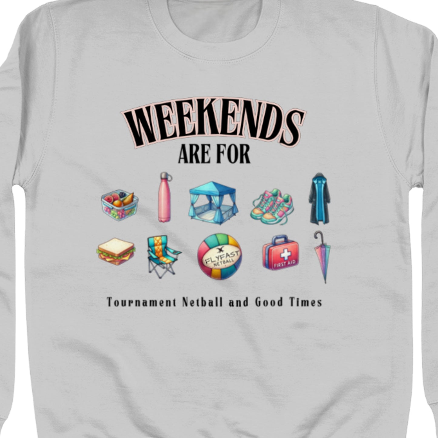 Netball Tournament Slogan Jumper - Team Gift For Netball Coaches