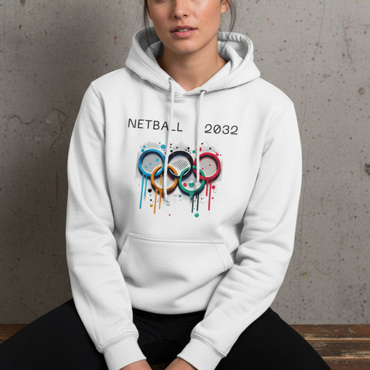Netball Gifts - Women's Netball 2032 Olympics Hoodie