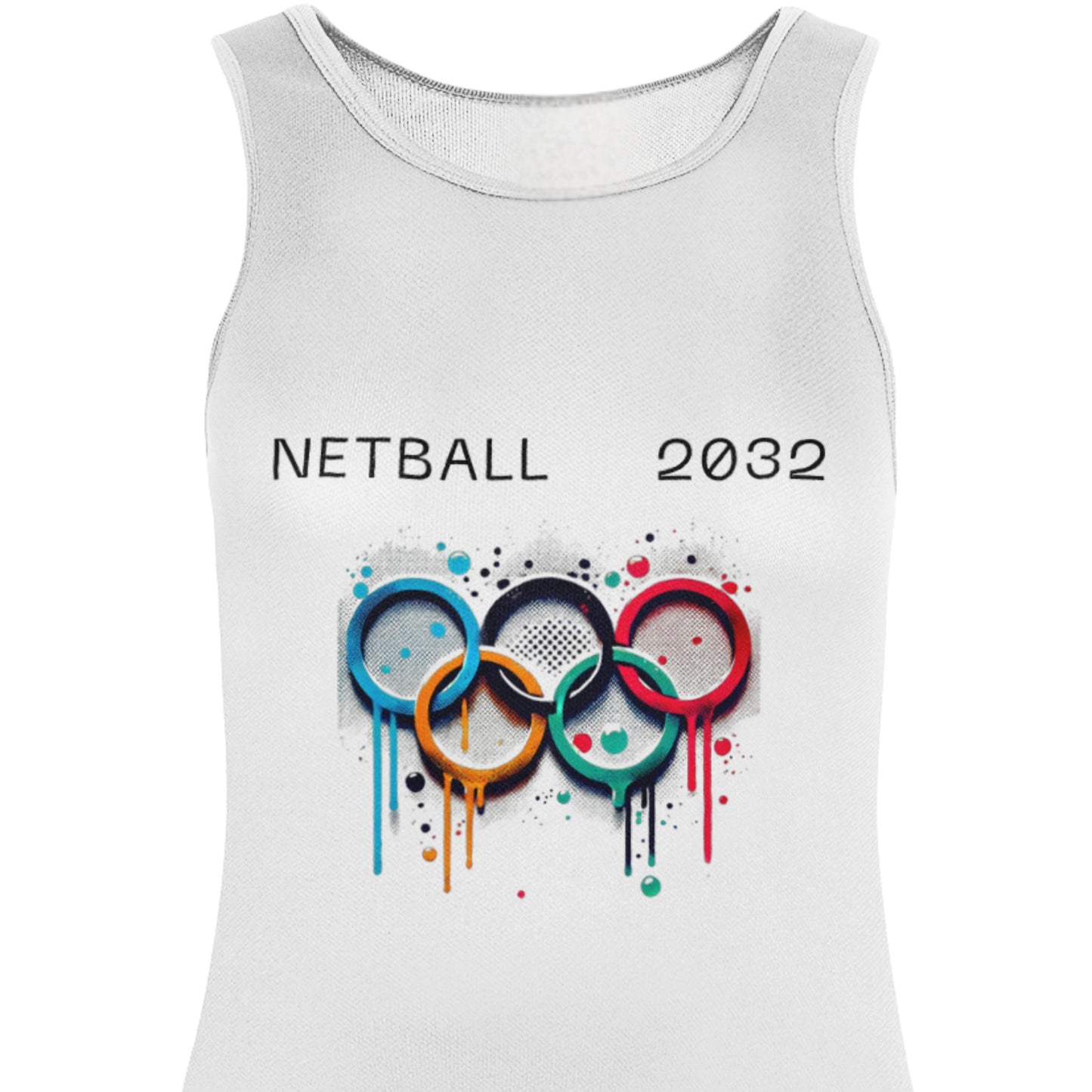 Netball Training Tank Top - Netball 2032 Olympics Clothing