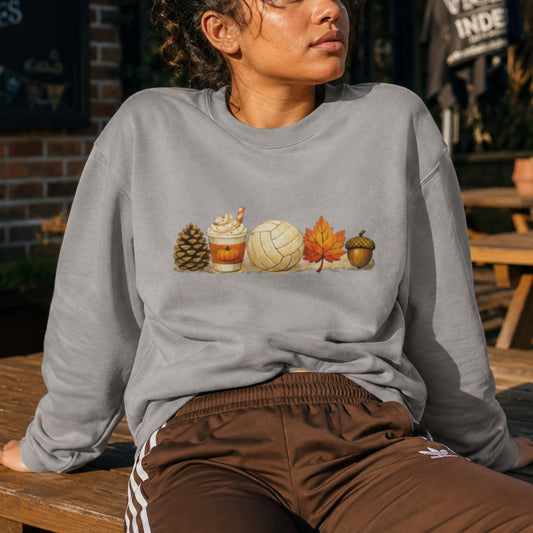 Autumn Season Netball Themed Jumper