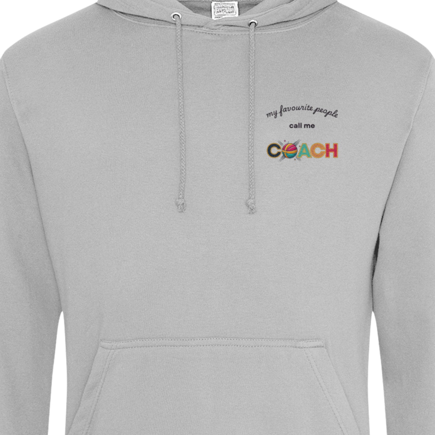 Netball Coach Pullover Top - Grey