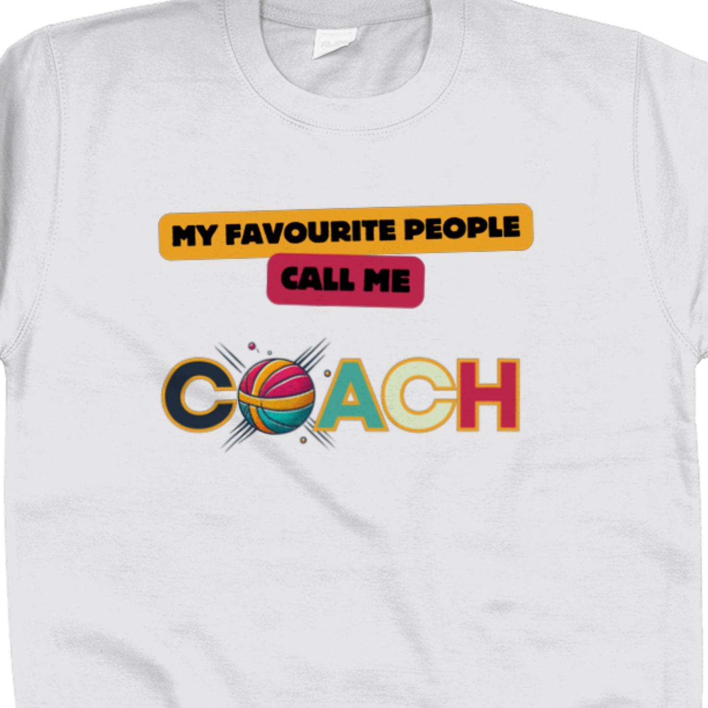 Netball Coach Jumper Top White Gift