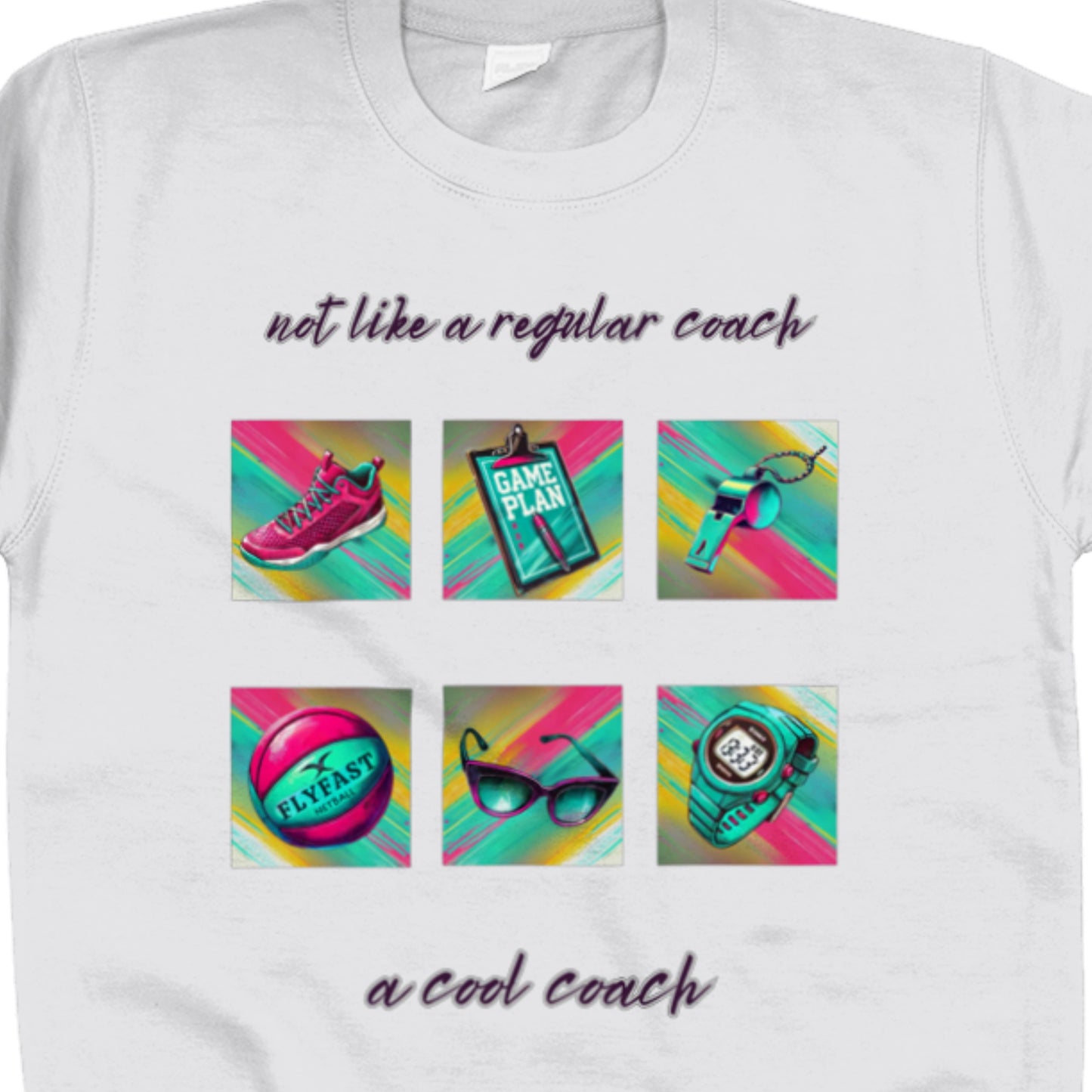 Cool Netball Coach Jumper Top White