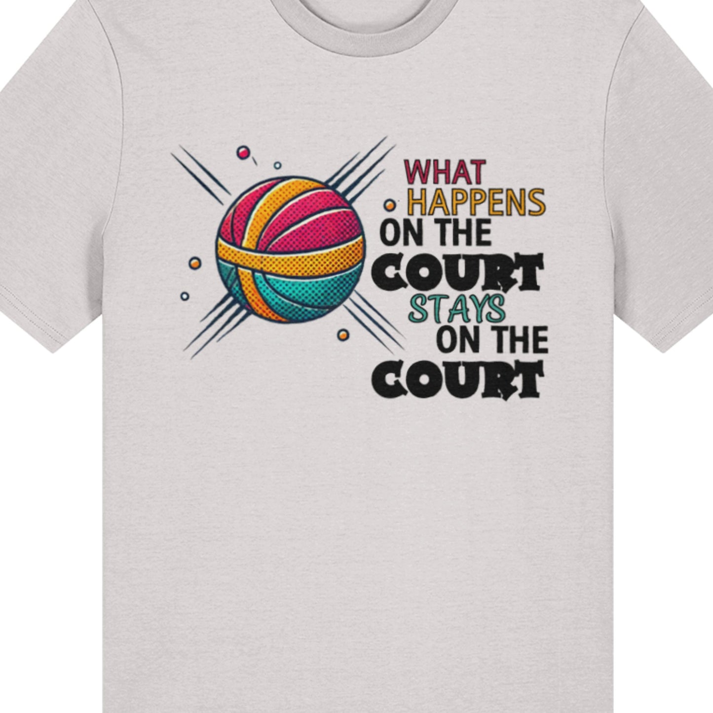 Netball Court T-Shirt Team Gift