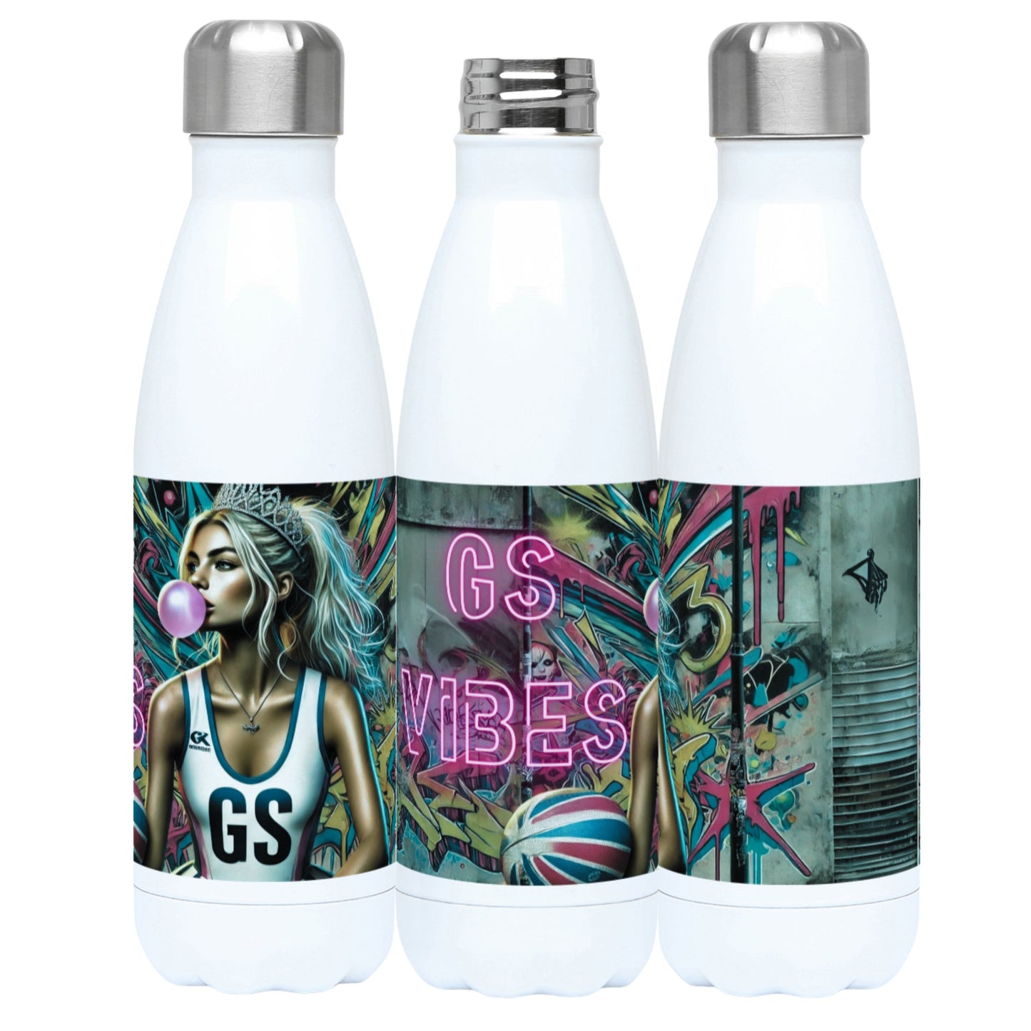 Netball Drinks Bottle - Gift For GS Goal Shooter