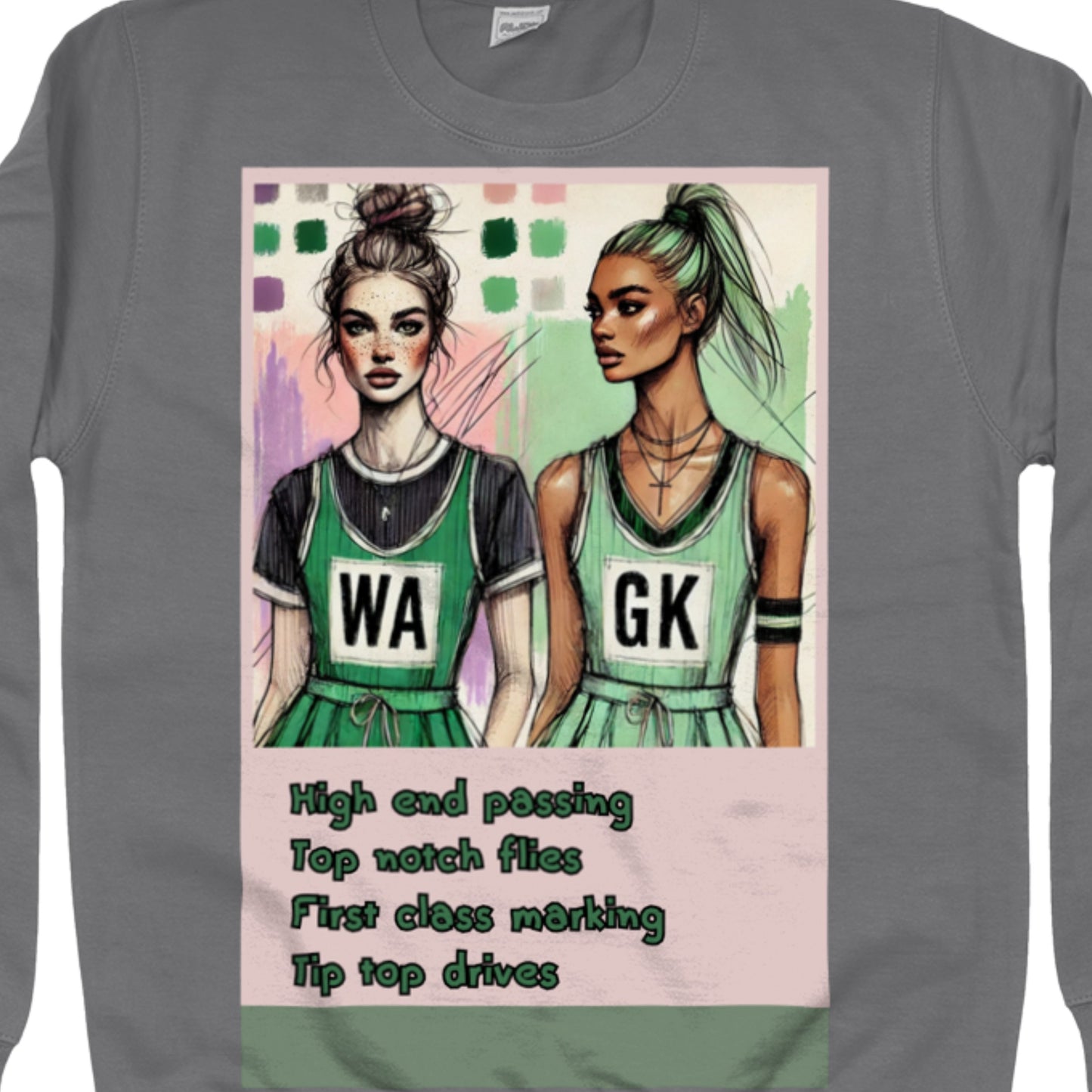Netball Fashion Sweatshirt - Player Gift