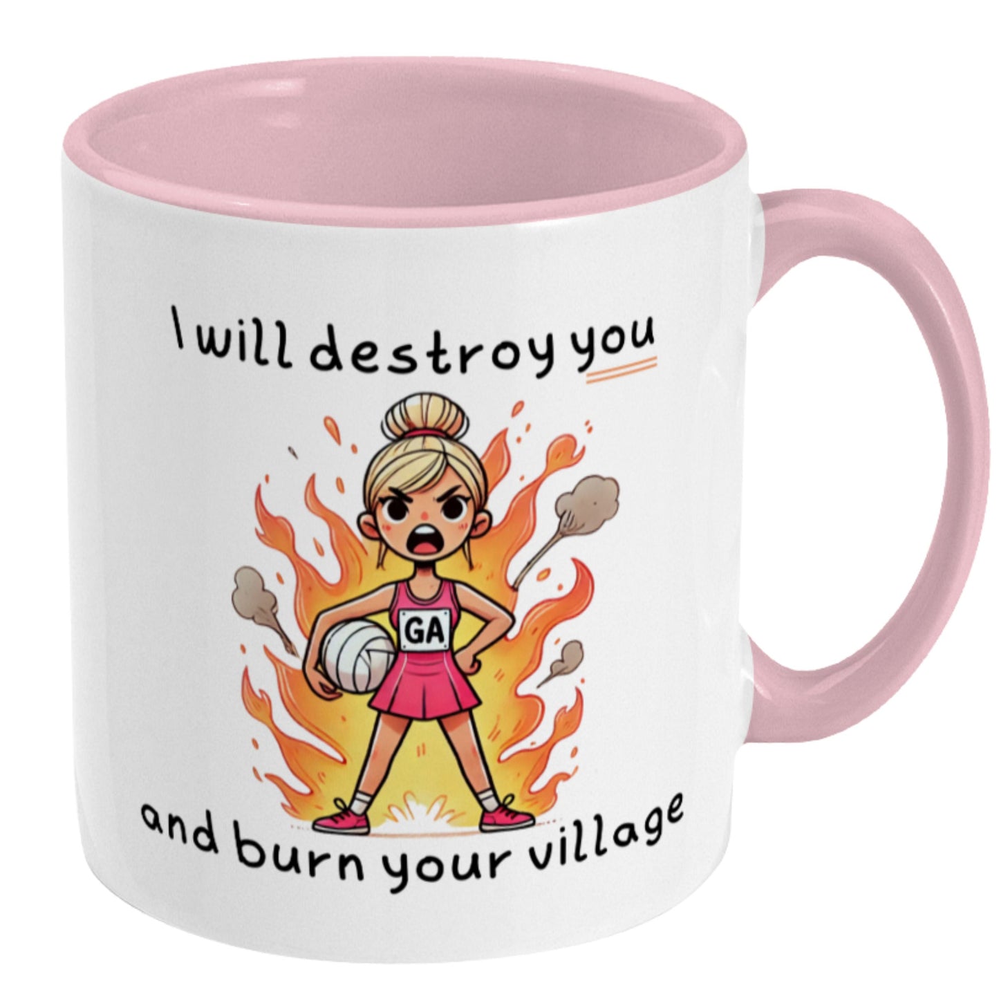 Netball GA Funny Gift Mug