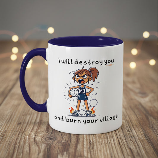 Netball Gifts - Funny Goal Keeper Mug for Netball Players