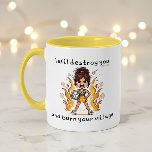 Netball Gifts - Funny Gift Mug for Goal Shooter Netball Players