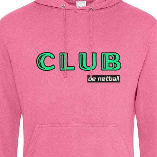 Netball Player Hoodie Pullover Pink