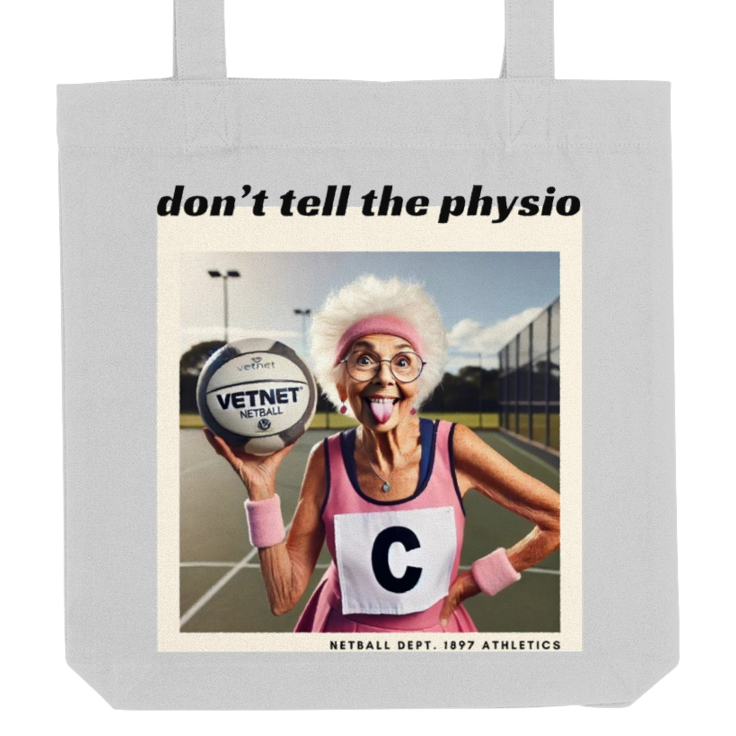 Netball Injury Slogan Tote Bag - Funny Gift