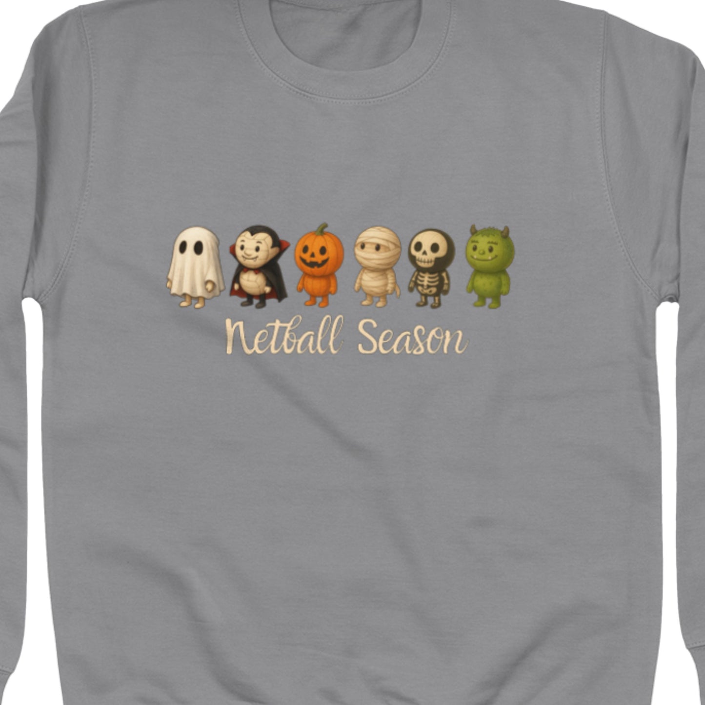 Netball Jumper - Creepy Cute Halloween Sweatshirt